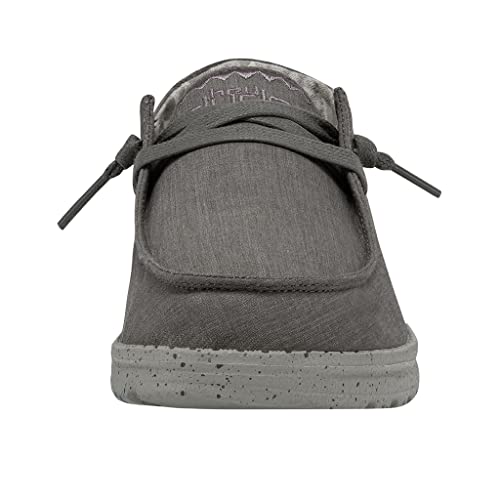 Image of HEYDUDE Women's Wendy Linen | Women?s Shoes | Women?s Lace Up Loafers | Comfortable & Light-Weight