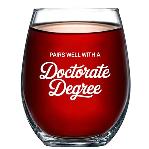 Panvola Pairs Well With A Doctorate Degree Wine Glass 17oz