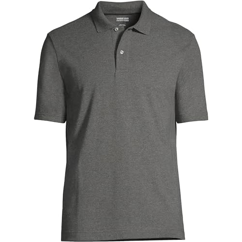 Lands' End Essentials Men's Short Sleeve Mesh Polo – Stretch Fabric, Fade Resistant, Traditional Fit2