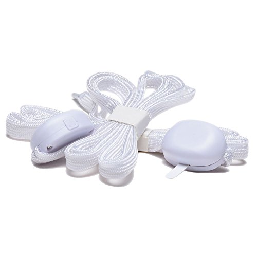 Dinuosen Led White Shoelaces Light Up Shoe Laces 3 Modes 7 Colors Flashing Shoestrings thumb #1