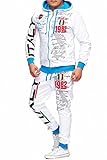 Gemütliche Sweatjacke mit Zipper, bequeme Trainingshose für Unterwegs, zum Sport, im Alltag oder zu Hause