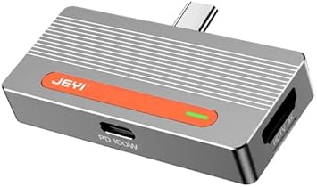 JMT JY-HDTV-2230 4TB M.2 2230 NVMe-Compatible SSD Enclosure 10Gbps USB-C Adapter 4K PD100W Direct Plug