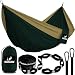 XL Double Parachute Camping Hammock - Tree Portable with Max 1000 lbs Breaking Capacity - Lightweight Carabiners and Ropes Included for Backpacking, Camping, Hiking, Travel, Beach, Yard, 125" x 79"