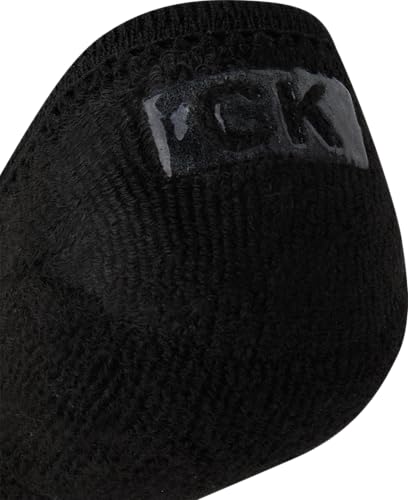 Image of Calvin Klein Womens No Show Socks - 6 Pack Lightweight Cotton Blend Invisible No Slip Sneaker Liners Athletic Socks for Women