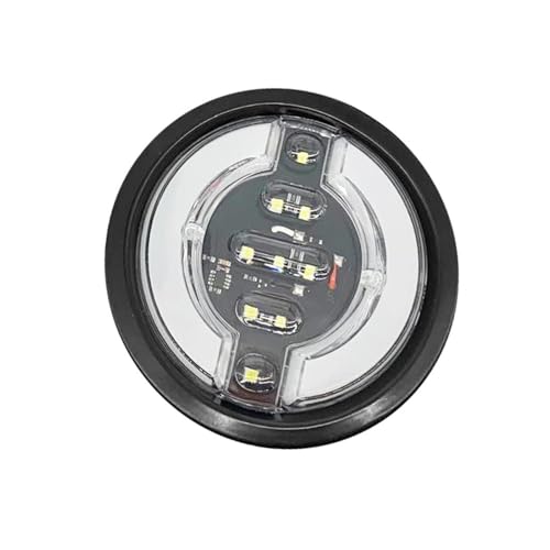 Feu arrière voiture ronde 24V blanc pour remplacer un clignotant cassé