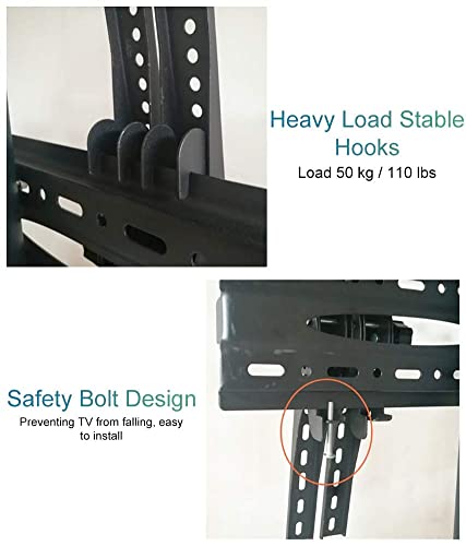 Soporte Móvil para TV 32" a 65" con Ruedas y Estante miniatura 2