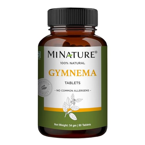 Gymnema Tablets by mi Nature | 90 Tablets, 1000 mg | Gurmar | Gymnema Sylvestre Supplements | Vegan | Metabolism Support | Sugar Destroyer