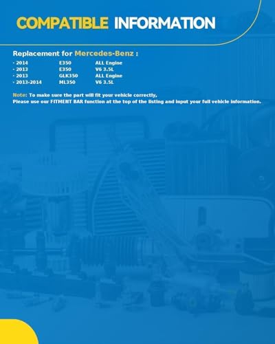 Image of PHILTOP 276274 Air Conditioner AC Compressor with Clutch for Mercedes-Benz E350 2014, 2013 3.5L,ML350 2013-2014 3.5L,GLK350 2013