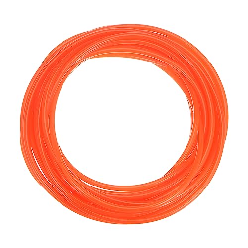 Correa redonda de poliuretano de 6 mm para transmision de motor naranja de 10 m