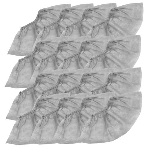 Unomor Thick Non-woven Disposable Foot Covers Non Slip Boot Covers for Shoes Indoor Home Shoes Case
