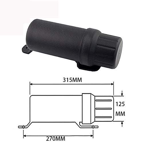 Image of YIBO Motorcycle Parts Tool Tube Suitable for Waterproof Storage Box (125mm)