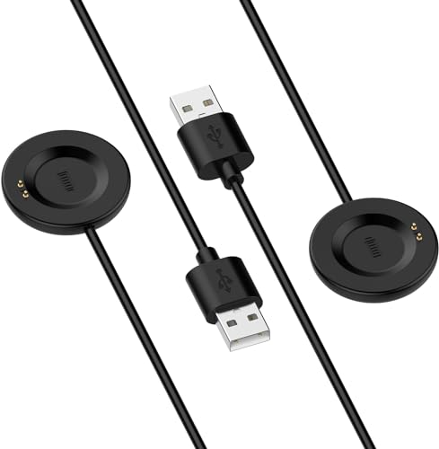 E ECSEM 2Pack Compatible for OnePlus Watch 2 Charger, 3.3ft/100cm Replacement USB Charging Charger Cable for OnePlus Watch 2 SmartWatch Charger Cord Dock Adapter