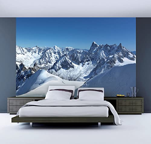 PLAGE 145822 Wandbild, groß, Berg, mehrfarbig, 250 x 270 cm