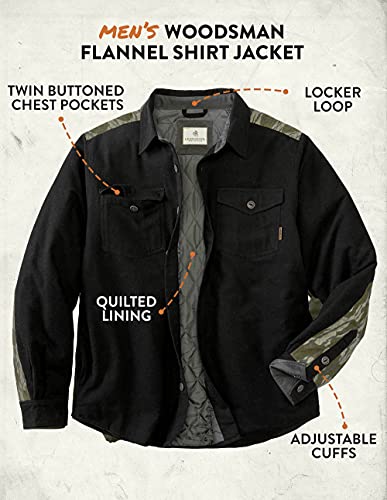 Image of Legendary Whitetails Men's Woodsman Quilted Shirt Jacket