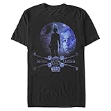 Stampato in: Stati Uniti STAR WARS Rogue One Jyn Star - Maglietta a maniche corte da uomo, nero, 3XL