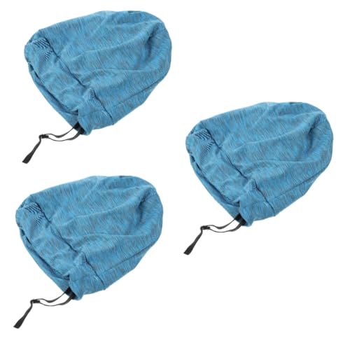 Bonnet de nuit double couche en satin rouge antidérapant pour cheveux et couchage