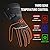 Heated Gloves, Heated Gloves for Men Women Rechargeable Electric Waterproof Thermal Warm Work Winter Gloves Hand Warmers for Cold Weather Cycling Skiing Hiking Hunting (One Size, Black)