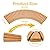Wooden Garden Walkway (8' Curved Pathway) Roll Out Wooden Walkway Garden Pathway Cedar Pathway Weather-Resistant UV Protected Roll Up Wood Road Floor for Outside, Patio, Beach, Wedding Party