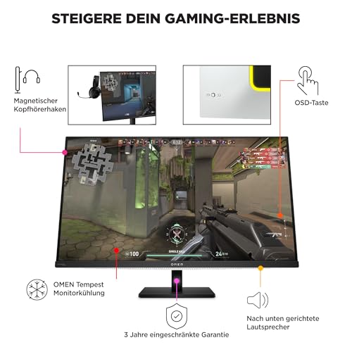 HP Omen Transcend Gaming-Monitor 31.5 Zoll