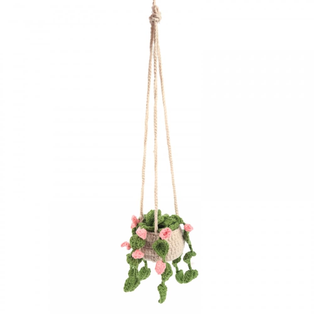 Simpatici accessori per auto Specchio da appendere bricchetti neri Kawaii Flower Charm Fruit Decor Car Specchietto retrovisore interno per adolescenti per donne - Italia
