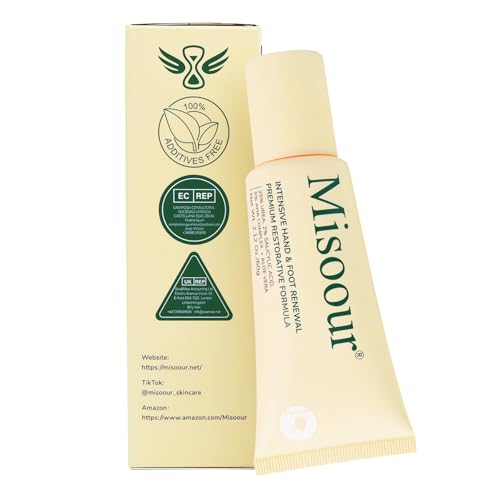 Misoour 25% Urea Hand Cream for Feet with 2% Salicylic Acid & 5% AHA+Aloe Vera, Urea Foot Cream for Dry Cracked Hands, Heels and Feet, Moisturizer and Repair for Rough Skin