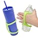EazyHold Sippy Cup/Baby Bottle Holder, Eating and Drinking Aids (2 Pack) for Special Needs - Universal Cuff – Cell Phone - Remote Holder - Adaptive Utensil and Drinking Aid - 100% Silicone (Sippy)