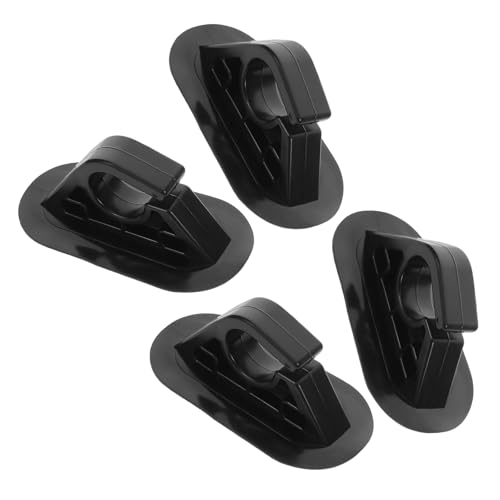 GRIRIW ��C����{�[�g�p�I�[���z���_�[ ���F PVC�f�� �ϖ��Ր� ���p�I�ȃp�h���N���b�v�z���_�[ ��������Œ�\ �N���b�v�I���f�U�C�� �{�[�g��A�h�x���`���[�ɍœK 4�Z�b�g