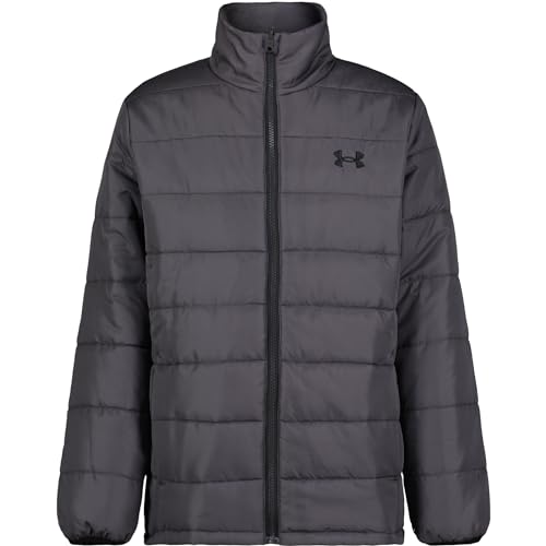 Image of Under Armour Boys' Westward 3-in-1 Jacket, Removable Quilted Liner & Hood, Windproof & Water Repellant