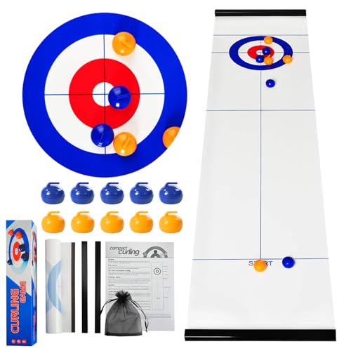 Tabletop Curling Game Tabletop Games Portable Team Board Game