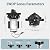 WASSERMANN Water Booster Pump 12V DC, Self Priming Diaphragm Pump6.5 GPM 70 PSI, On Demand RV Water Pump with Pressure Switch, for RV Marine Yacht Lawn Garden