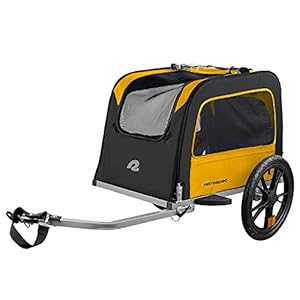 Retrospec-Rover-Waggin-Pet-Bike-Trailer-Small-Medium-Sized-Dogs-Bicycle-Carrier-Foldable-Frame-with-16-Inch-Wheels-Non-Slip-Floor-Internal-Leash - Cucciolini Doodles   Retrospec-Rover-Waggin-Pet-Bike-Trailer-Small-Medium-Sized-Dogs-Bicycle-Carrier-Foldable-Frame-with-16-Inch-Wheels-Non-Slip-Floor-Internal-Leash