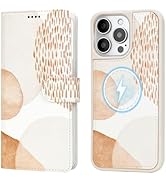 BayPastel X Wallet Case for iPhone 15 Pro Max Compatible with Magsafe Card Holder Wireless Chargi...