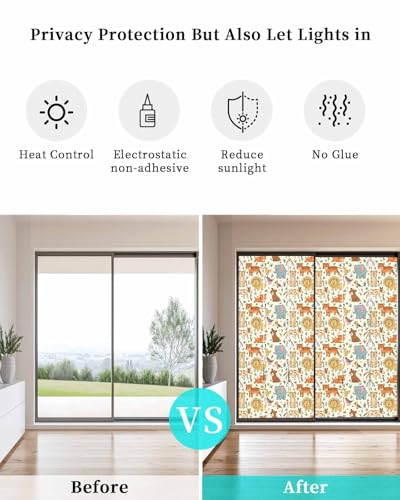 Película Decorativa para Ventanas Animales 17.7"x39" miniatura 5