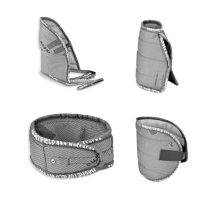Kit Magnético Magnetofield con manopla, collarín cervical, riñonera, pernera y aplicador multiusos