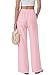 LYANER Women's Low Rise Striped Pants Wide Leg Cotton Elastic Drawstring Pajama Lounge Wear Sleepwea Pink Medium
