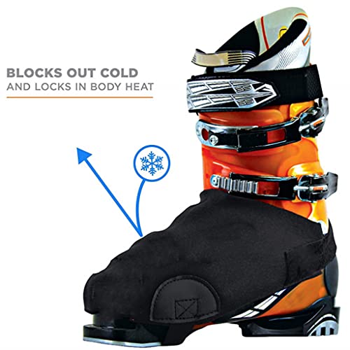 Couvre-bottes de ski coupe-vent avec isolation thermique haute performance - 6