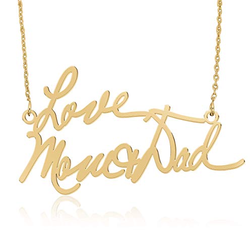 Personalized Handwriting Necklace Handwriting Jewelry, Custom Signature Necklace - Your Actual Handwriting - 925 Sterling Silver