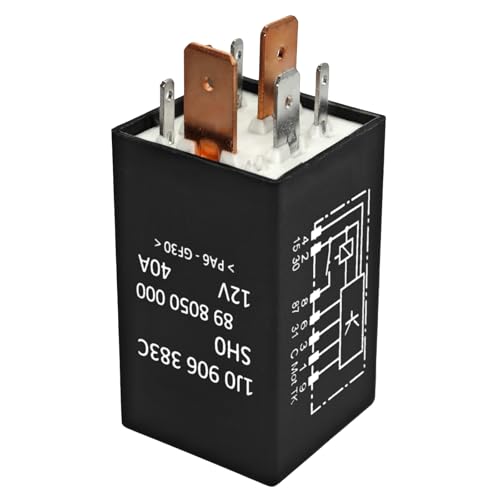 409 7-Pin Fuel Pump Relay 1J0906383C - Compatible with Audi VW Volkswagen Jetta Golf Passat GTI MK4 Beetle Replace 1J0906383B 1J0906383