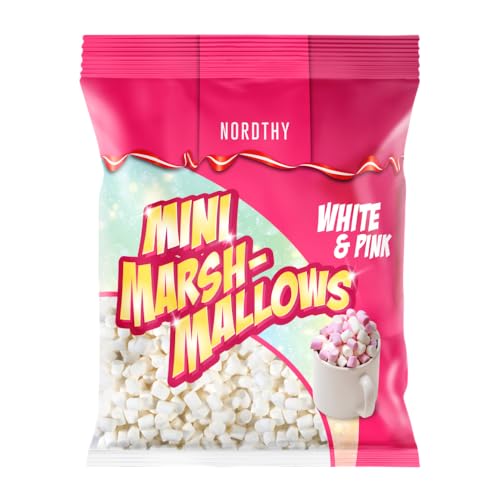 Nordthy Mini Marshmallow White & Pink 675g