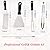22PCS Griddle Accessories Kit, Flat Top BBQ Accessories Set for Blackstone and Camp Chef, Griddle Spatula Set with Enlarged Spatulas, Grilling Accessories for Outdoor BBQ, Teppanyaki and Camping