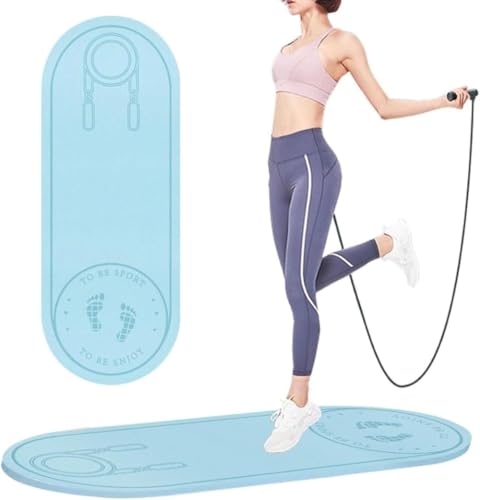 �X�L�b�v�}�b�g �������O���p ��8mm���� TPE�f�� ����~�߁E�h���E���� ���K�}�b�g���p �܂肽���݉\ �����^�ѕ֗� �����^���p ���ɂ₳���� (�u���[,140*66*8mm)