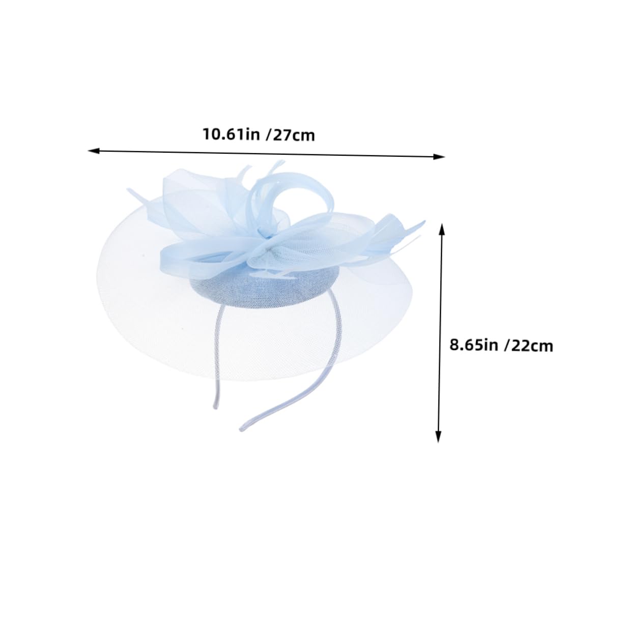 Fascinator Para Novia Con Velo De Malla Diadema Con Flor Sombrero De Cóctel Ligero y Elegante Accesorio De Fiesta Para Bodas y Eventos Especiales