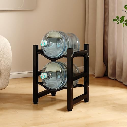 Organizador de botellas de agua para optimizar espacio en la cocina y sala de estar