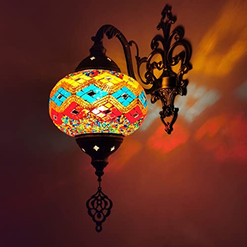 Lampe en mosaïque marocaine artisanale pour voyager à travers la lumière