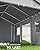 Hipicute 10' x 20'x 10' Portable Garage, Heavy Duty Carport with 180G Side Walls, Front and Rear Doors, Car Shelter for Trucks, Boats, and SUVs - Grey