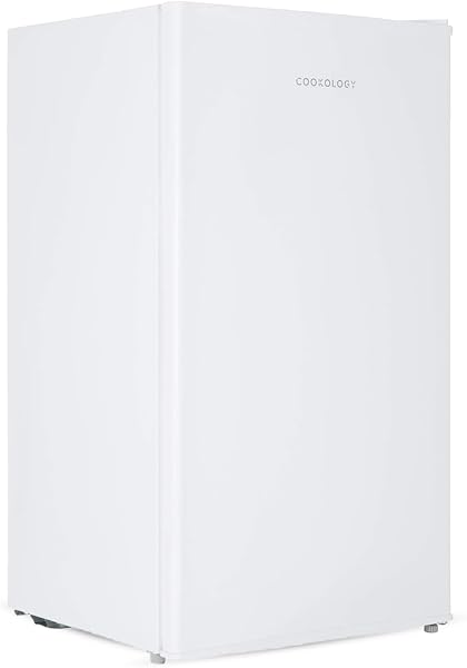 Cookology UCIF93WH Freestanding under counter Fridge in White - 93 Litre Capacity - Adjustable Temperature Control & Legs - With Chiller Box - 1