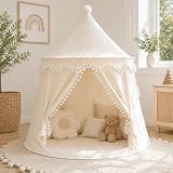 LIONHERZ® DAS ORIGINAL Spielzelt Baumwolle/Hanf | Kinderzelt Tipi Indoor