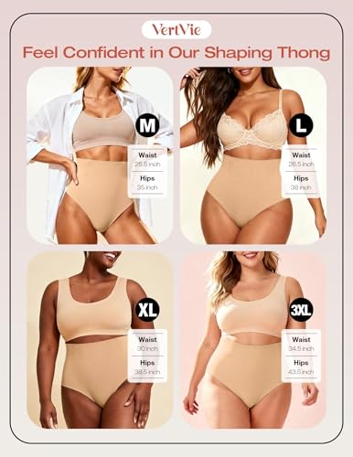 Image of Vertvie Tummy Control Shapewear Shorts Butt Lifting Seamless | Breathable Micro-hole Fabric, High Waisted Body Shaper, Everyday Comfort, Thigh Slimmer, Invisible, Girdles for Under Dresses