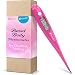 Digital Basal Body Thermometer - Track Your Cycle - Natural Fertility and Pregnancy Planning - Detect Your Fertile Window with Temperature Tracking - Accuracy 1/100th BBT-271A(3) (Pink)