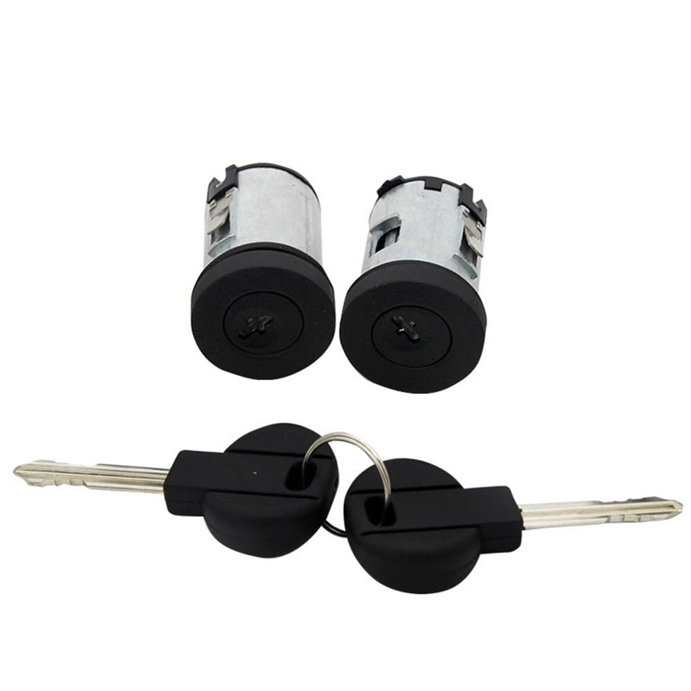 Car Door Lock 9170.AY 4162C9 Compatible with Fiat for Scudo 1995-2007 for ULYSSE 1994-2002 Door Lock Barrel Set(2pcs Barrel)
